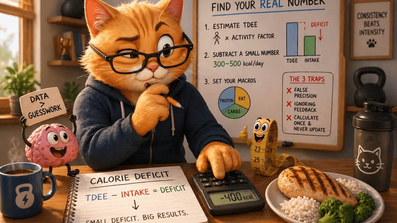 How to Calculate Your Calorie Deficit (30-Second Guide)
